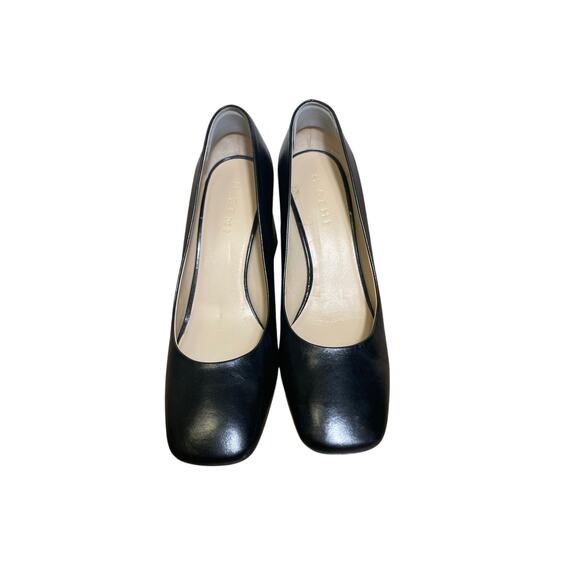 M. Gemi Shoes - M. Gemi Black 3" Block Heel Closed Toed Pumps Sz 38.5
